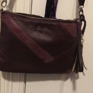 Jessica Simpson purple shoulder bag/wristlet
